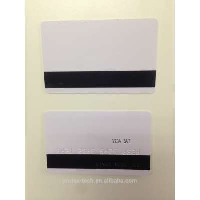 Plastic smart blank card magnetic stripe PVC material ID card model